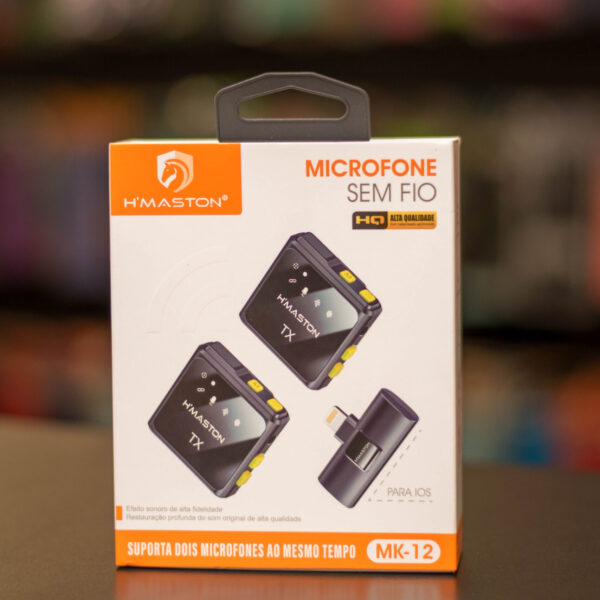 MICROFONE SEM FIO HMASTON - MK-12