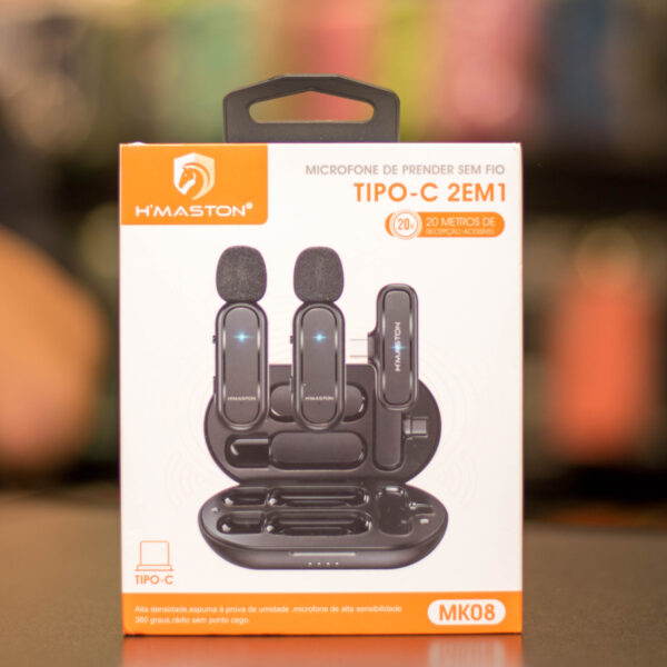 MICROFONE LAPELA TIPO-C HMASTON MK08